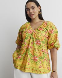 Joanna Hope - Cotton Poplin Blouse - Lyst