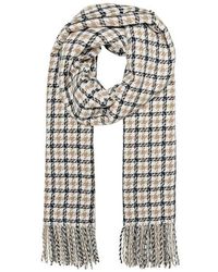 ONLY - Check Lurex Detail Scarf - Lyst