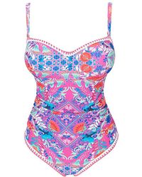 Figleaves - Frida Bandeau Swimsuit - Lyst