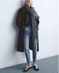 Mango - Comfort High-Rise Crop Mom Jean - Lyst