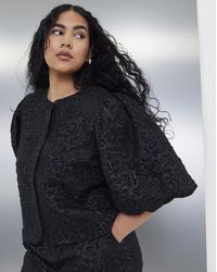Simply Be - Bubble Sleeve Top - Lyst