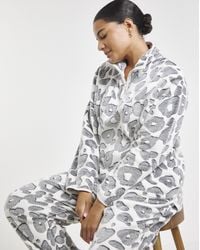 Pretty Secrets - Supersoft 1/4 Zip Fleece Twosie - Lyst