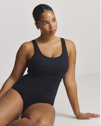 Beach To Beach - Sports Piping Swimsuit - Lyst