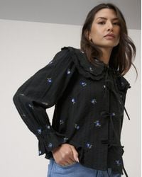 Nobody's Child - Nc Jolie Seersucker Blouse - Lyst