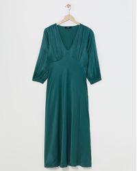 Joanna Hope - Heavy Satin Midi Dress - Lyst