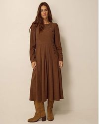 Monsoon - Silvia Corduroy Midi Dress - Lyst