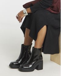 Simply Be - Platform Ankle Boots Wide - Lyst