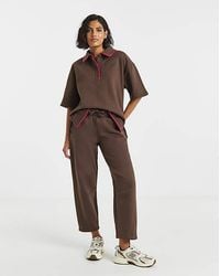 Simply Be - Whipstitch Barrel Leg Jogger - Lyst