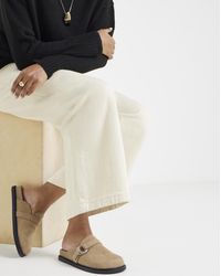 Simply Be - Buckle Flat Mule Extra Wide - Lyst