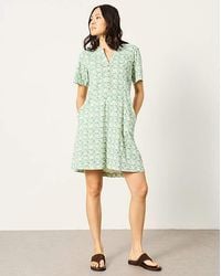 FatFace - Meggie Fan Geo Jersey Dress - Lyst
