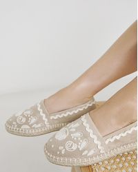 Simply Be - Textile Espadrille Shoe Ex Wide - Lyst