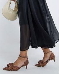 Simply Be - Two Part Bow Pointed Heel Wide - Lyst