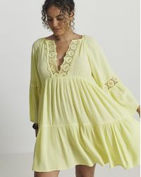 Figleaves - Frida Lime Beach Dress - Lyst