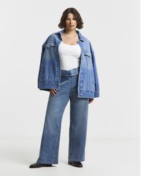 Simply Be - Wide Leg Weekender Jeggings - Lyst