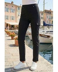 Roman - Roman Turn Up Stretch Cargo Trousers - Lyst