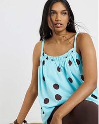 Simply Be - Spot Frill Edge Riviera Cami - Lyst