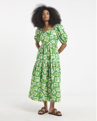 Twisted Wunder - Cotton Postcard Dress - Lyst