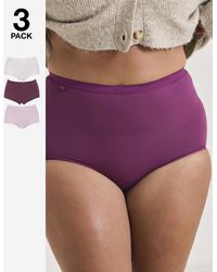 Sloggi - 3Pk Basic Maxi Briefs - Lyst