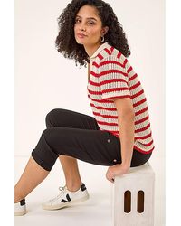Roman - Roman Cropped Cargo Stretch Trouser - Lyst