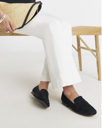 Heavenly Soles - Soft Square Toe Loafer Ex Wide - Lyst