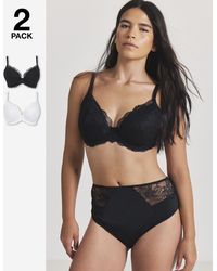 Pretty Secrets - 2 Pack Ella Plunge Wired Bras - Lyst
