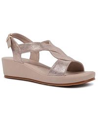 Paradox London - Vesper Wedge Sandals - Lyst