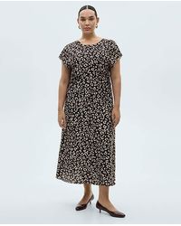 Mango - Leopard-Print Dress - Lyst