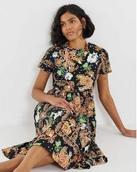 Simply Be - Jersey Midi Dress With Pockets - Lyst