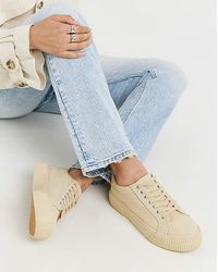 Simply Be - Canvas Trainer Chunky Ribbed Sole Exwide - Lyst