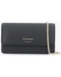 Emporio Armani - Mini Leather Cross-Body - Lyst