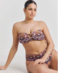 Simply Be - Knot Detail Bikini Set - Lyst