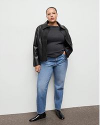 Mango - Comfort High-Rise Mom Jean - Lyst