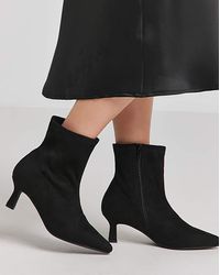 JD Williams - Kitten Heel Sock Boot Eee Fit - Lyst