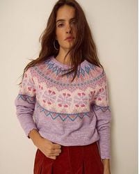 Monsoon - Frey Fair Isle Jumper - Lyst