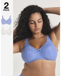 Pretty Secrets - 2 Pack New Sarah Full Cup Non Wired Bras - Lyst