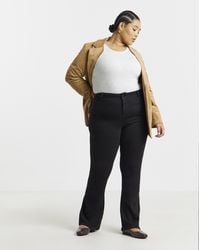Simply Be - Stretch Denim Flared Jeans - Lyst