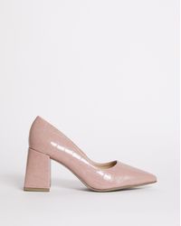 JD Williams - Croc Heeled Shoe E Fit - Lyst