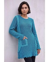 Roman - Roman Textured Pocket Longline Jumper - Lyst