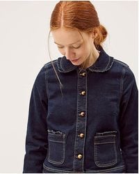 Monsoon - Sadie Frill Denim Jacket - Lyst
