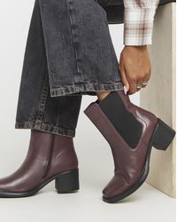 Simply Be - Block Heel Chelsea Boot Extra Wide - Lyst