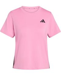 adidas - 3 Stripes Crew Neck T-Shirt - Lyst