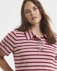 Simply Be - Bow Polo Top - Lyst