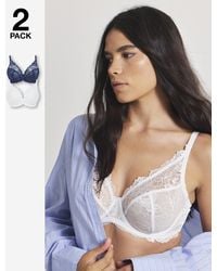 Pretty Secrets - 2 Pack Ella Full Cup Wired Bras - Lyst
