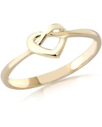 iJewel - 9Ct Infinity Heart Ring - Lyst