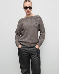 Mango - Bardot Jumper - Lyst