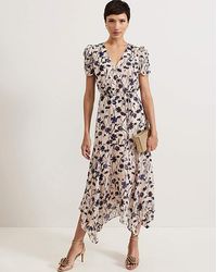 Phase Eight - Filcoupe Floral Dress - Lyst