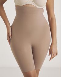 Spanx - Everyday Seamless Short Cafeaulait - Lyst