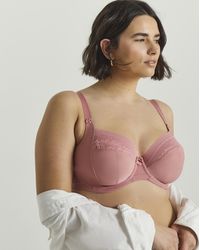 Elomi - Nerina Plunge Wired Bra Rose - Lyst
