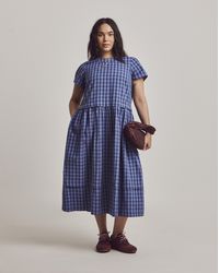 Julipa - Petite Gathered Neck Midi Dress - Lyst