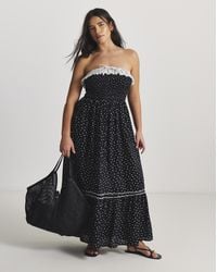Figleaves - Maxi Bandeau Beach Dress - Lyst